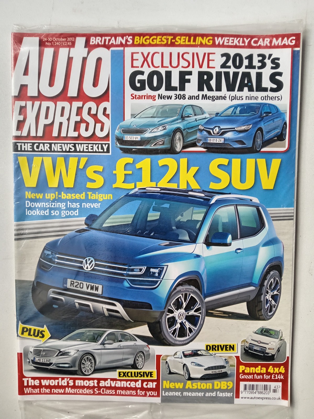 Auto Express Magazine # 1240 – 1606 October 2012 – December 2019 SELECT ISSUES