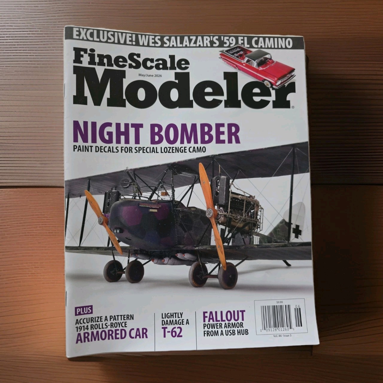 Finescale Modeler Magazine Night Bomber May/ June 2026