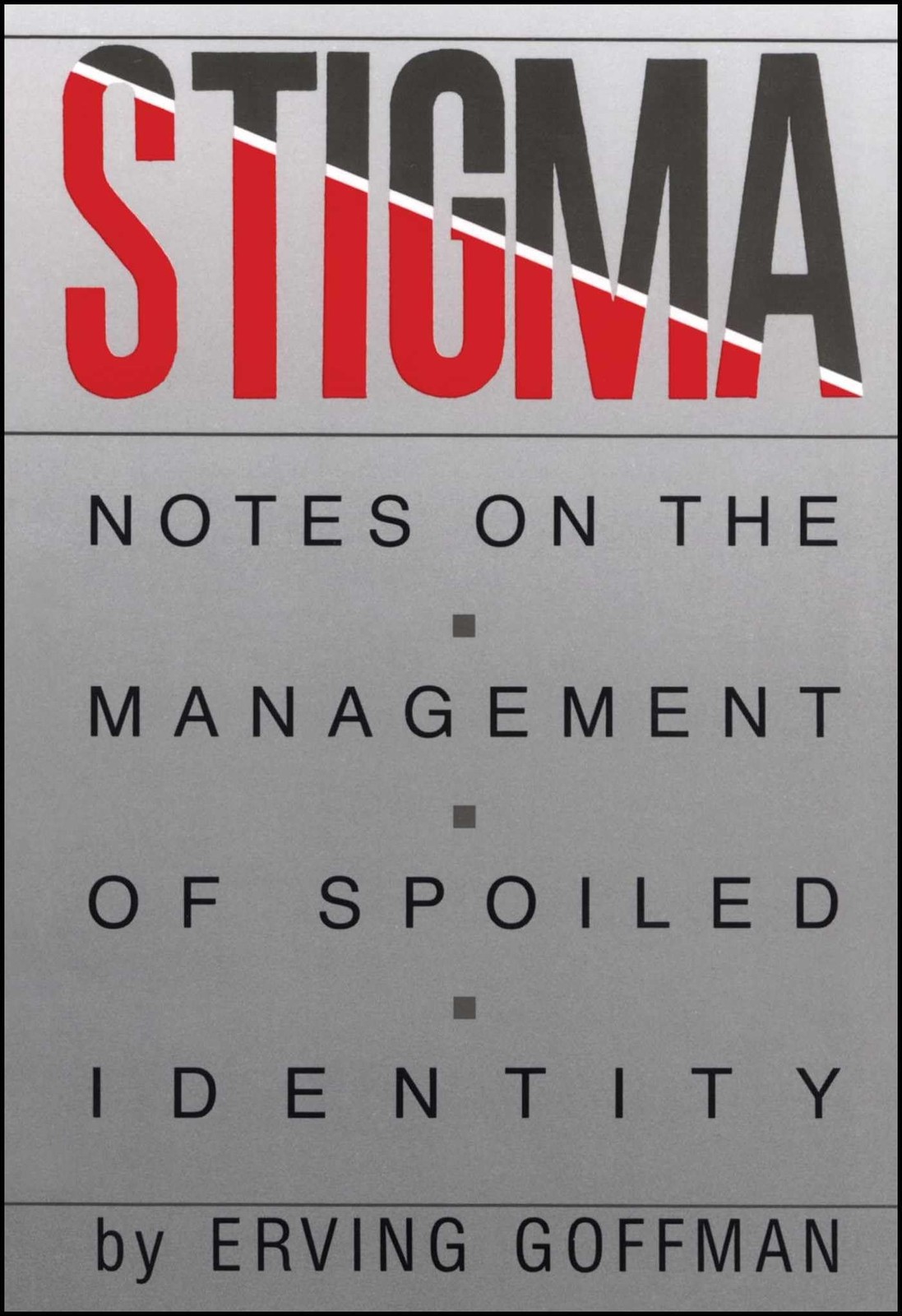 Stigma: Notes on the Management of Spoiled Identity – Goffman, Erving – Acce…