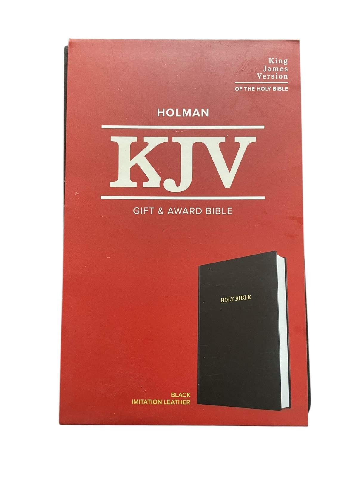 New KJV Gift and Award Bible, Black Imitation Leather (Leather / Fine Binding)