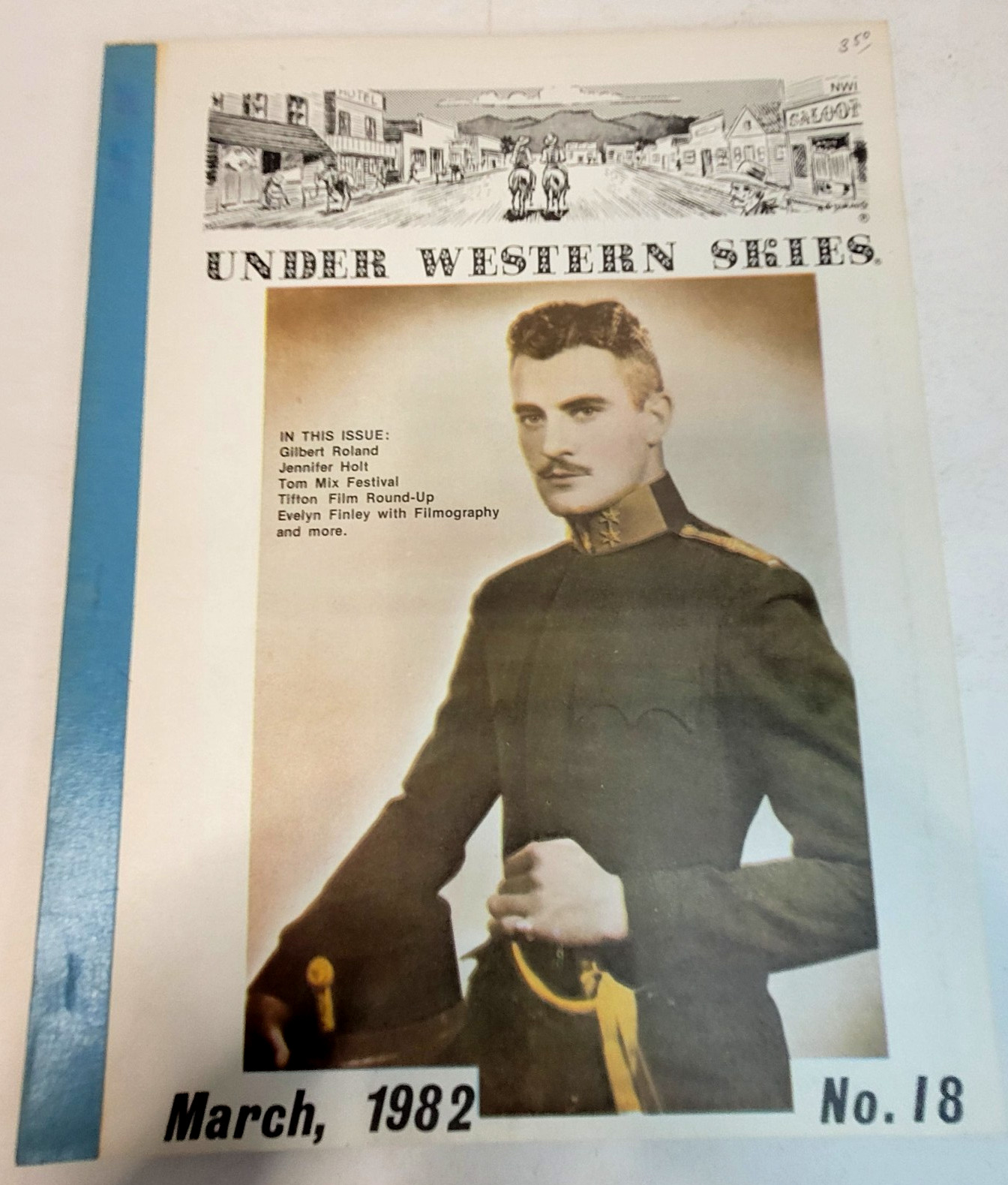 Under Western Skies Magazine March 1982 No. 18 Gilbert Roland VERY NICE COPY
