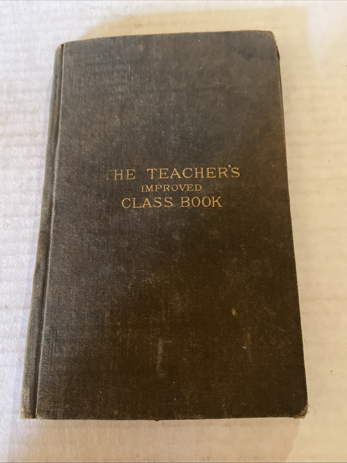 “1874 Danville Teacher’s Class Book Antique School Ledger”