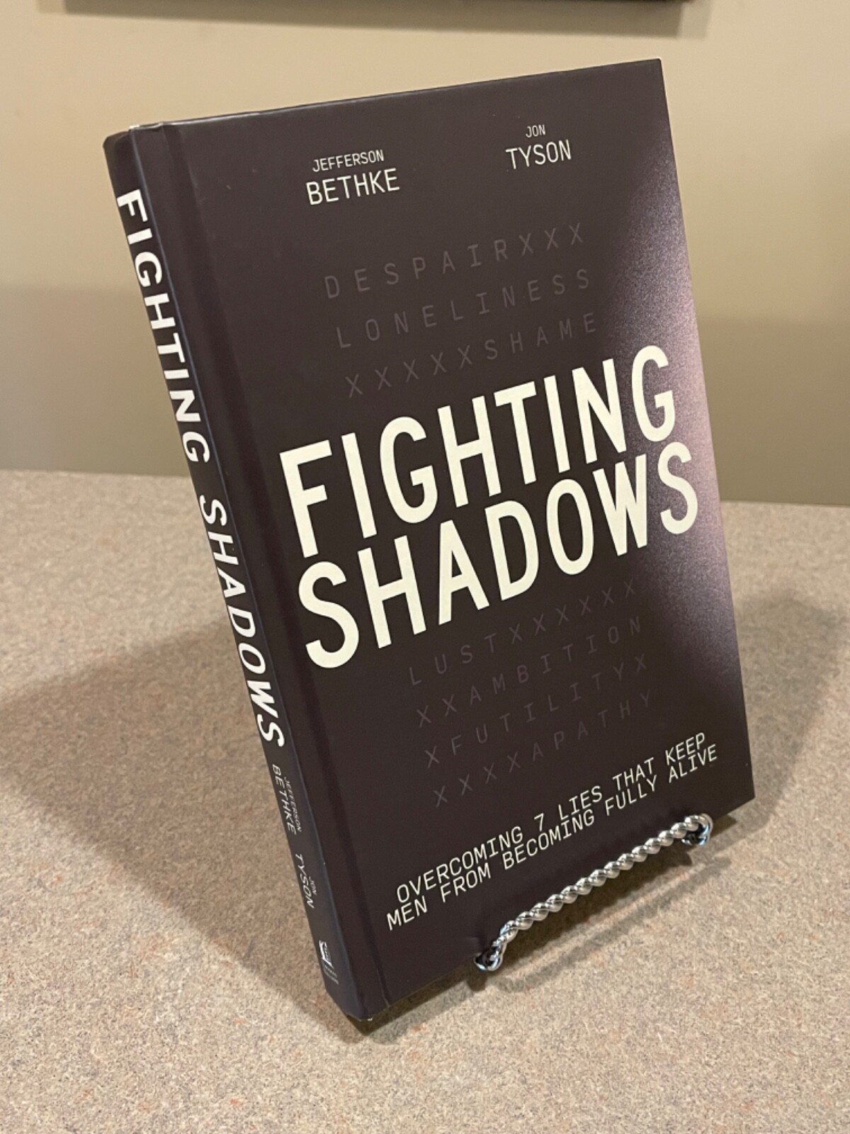 Fighting Shadows by Jefferson Bethke & Jon Tyson (First Edition, 1st Printing HC