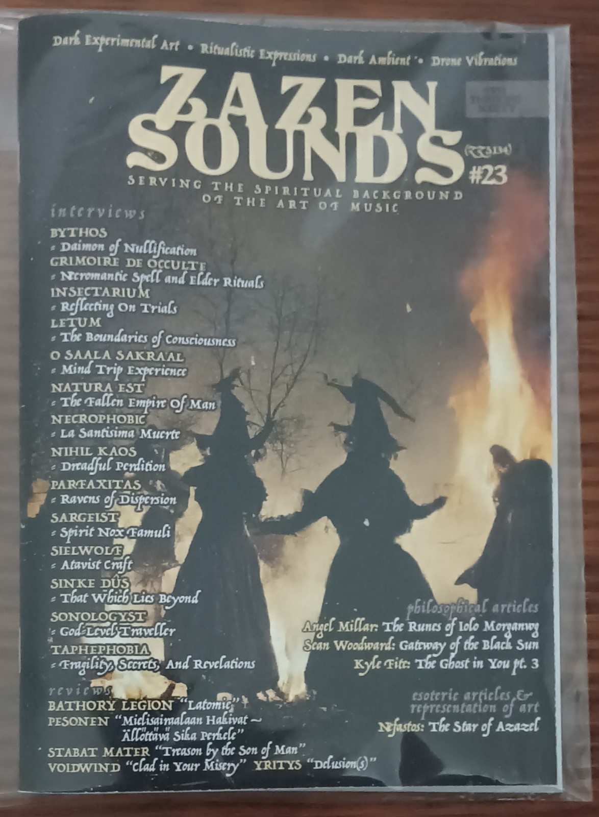 Zazen Sounds Magazine #23+Promo-CD (ft. Sargeist, Necrophobic) *FREE SHIPPING*