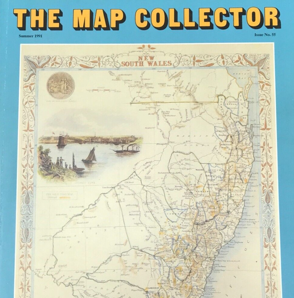 Map Collector Journal Mapping of Terra Australis & Austrlain Library maps