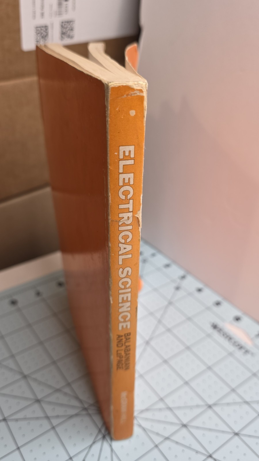 Vtg McGraw-Hill Electrical Science Book 1, Resistive And Diode Networks 1970