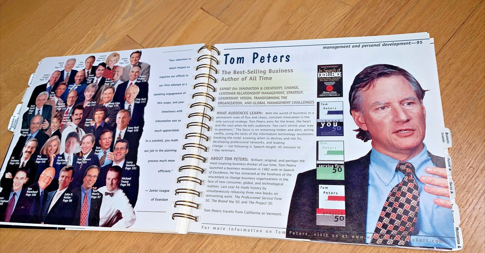 2000 THE WASHINGTON SPEAKERS BUREAU catalog 216 pages THATCHER +100’s more