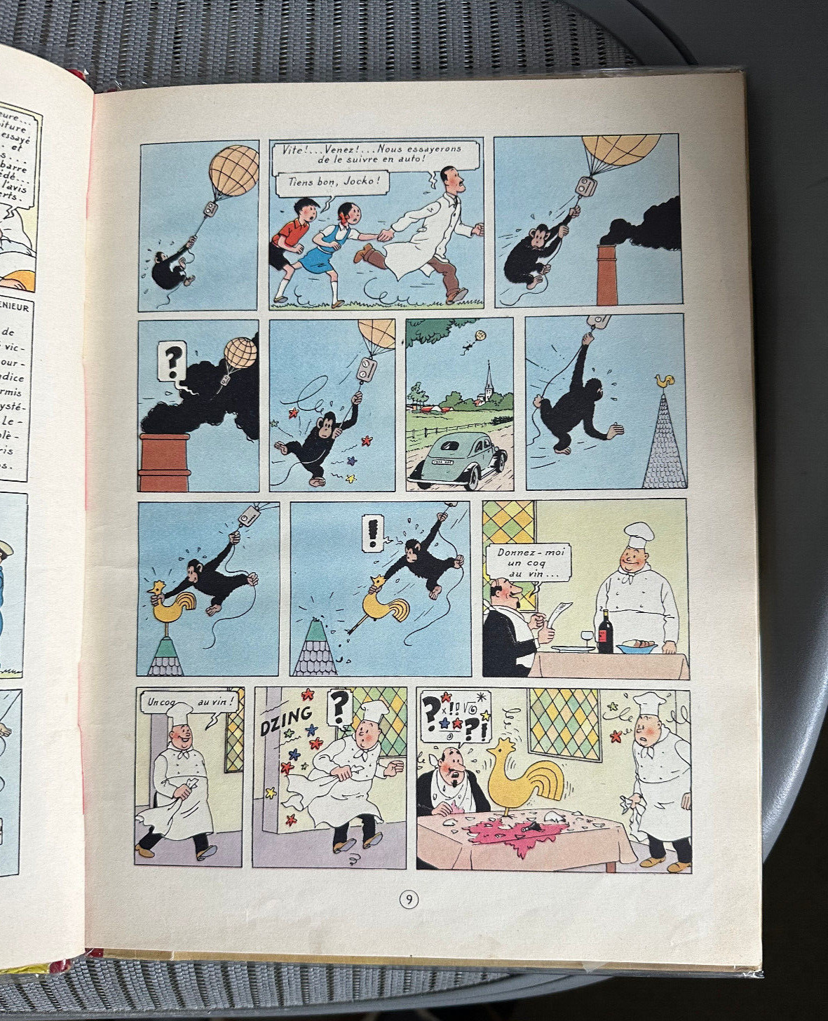 Hergé Jo, Zette & Jocko. Le Testament de M. Pump SIGNED BY HERGE & WIFE 1st 1952
