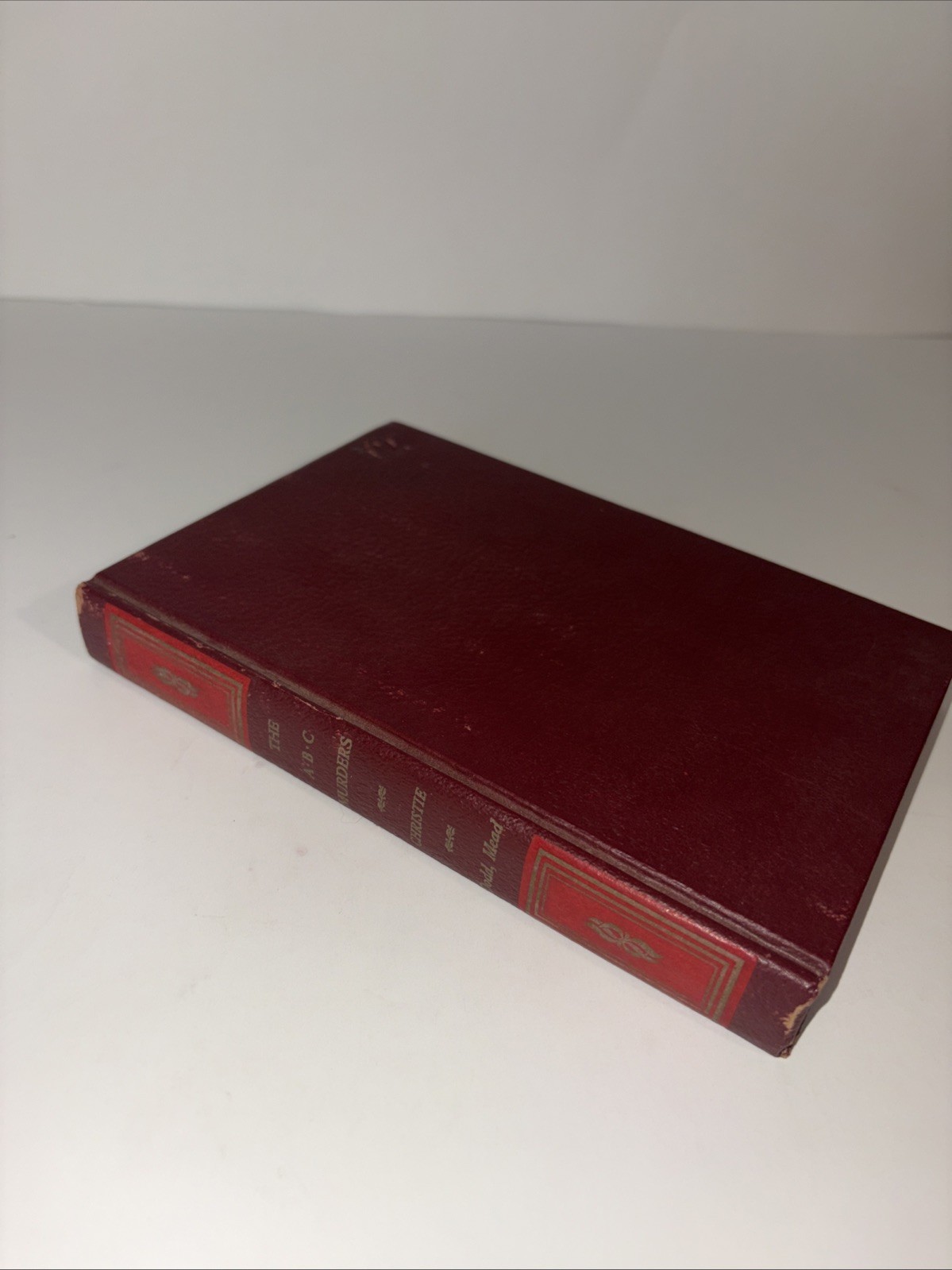 1936 Vintage Hardcover Leatherette-ABC Murders-Agatha Christie-Poirot Mystery