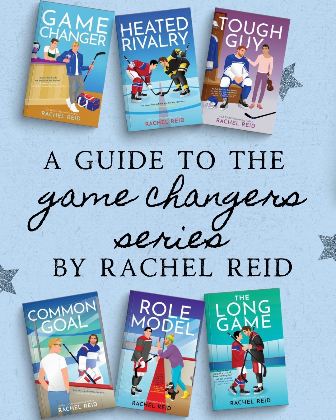 by Rachel Reid Game Changers 6Book Set English Paperback Brand NEW Free Shipping