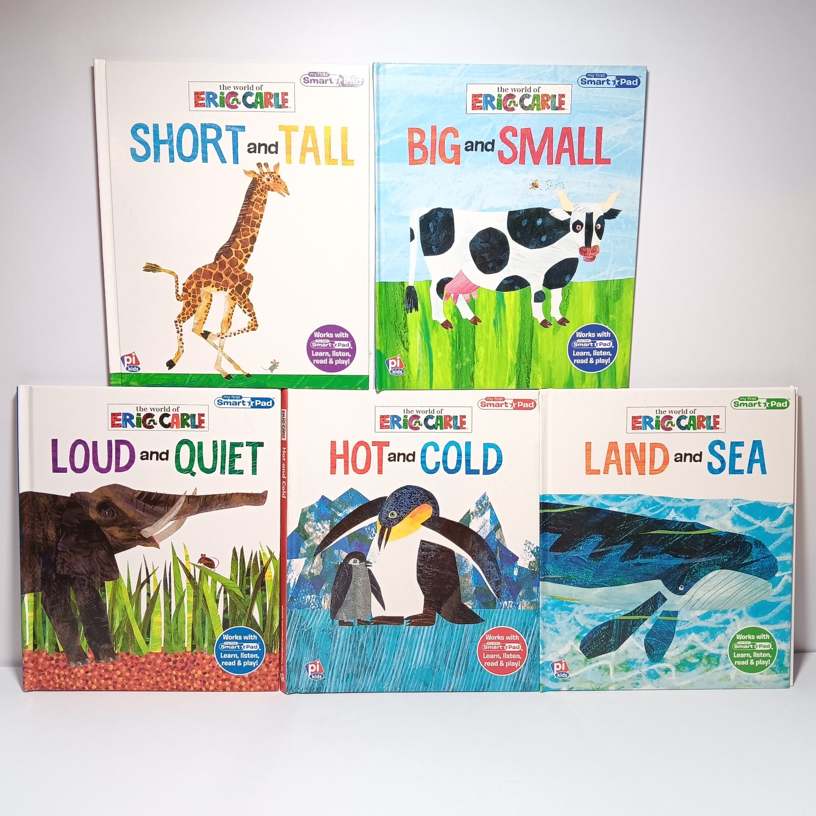 The World of Eric Carle for My First Smart Pad Lot of 5 Books (Books Only)