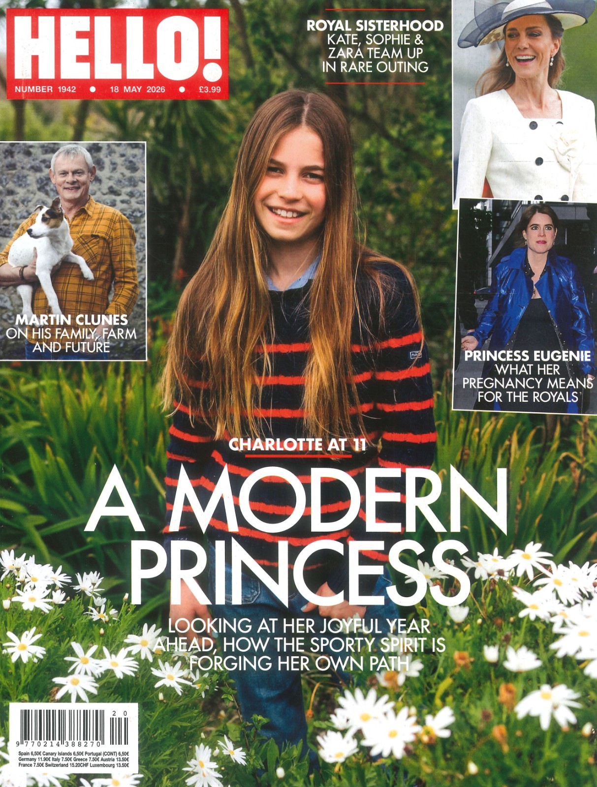 HELLO! Magazine: Princess Charlotte, Kate Middleton, Met Gala Beyoncé, 18.5.26
