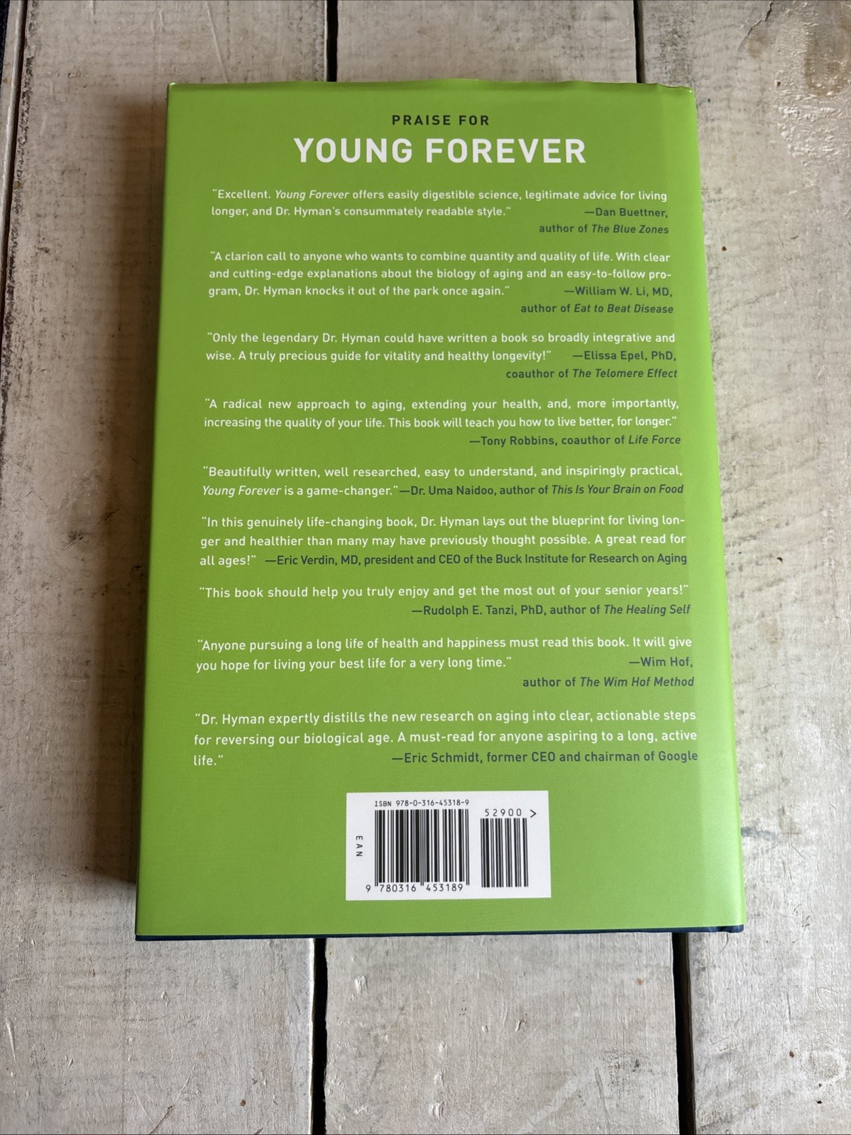 Young Forever SIGNED Dr Mark Hyman Longevity Health Hardcover Autographed