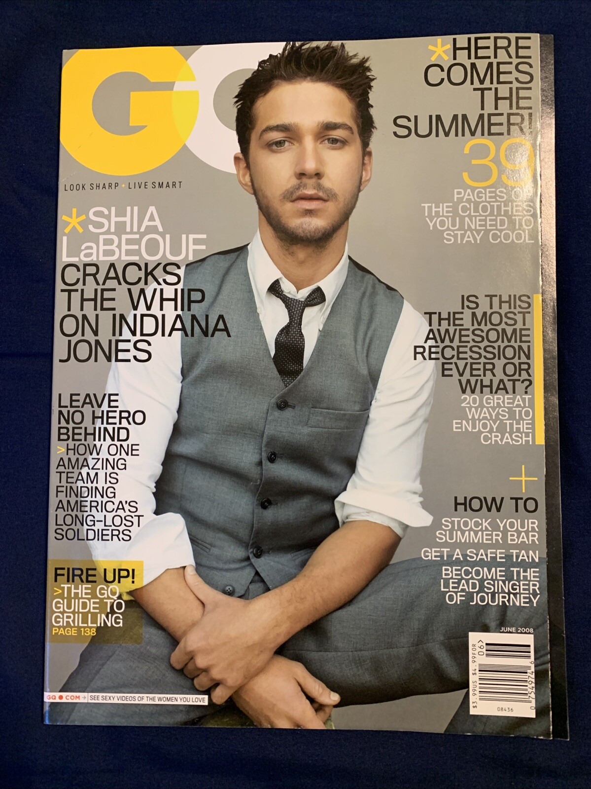 GQ MAGAZINE JUNE 2008 SHIA LABEOUF Chance Crawford Danny McBride