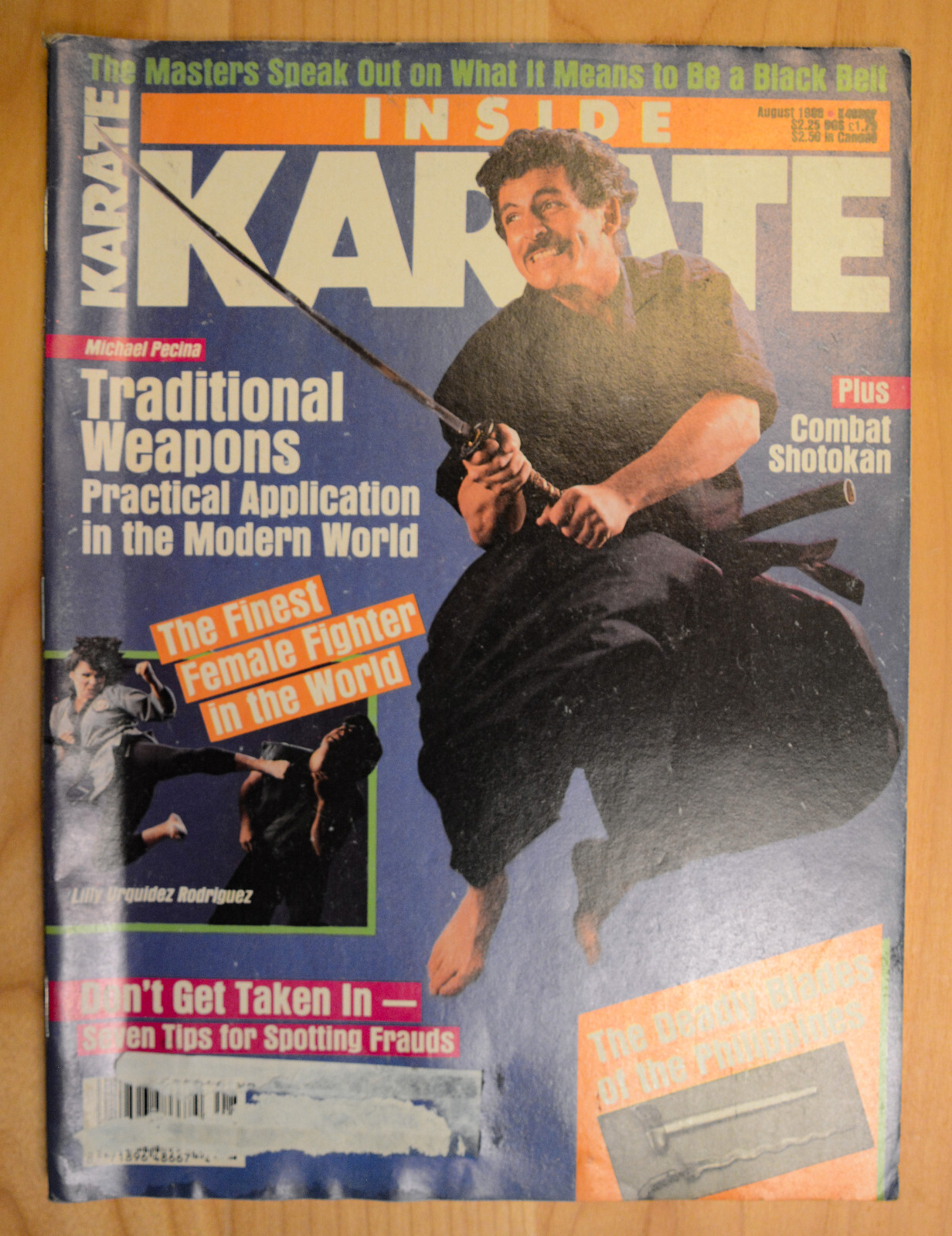 8/88 INSIDE KARATE SEIKICHI TOGUCHI, MICHAEL PECINA, LILLY URQUIDEZ RODRIGUEZ