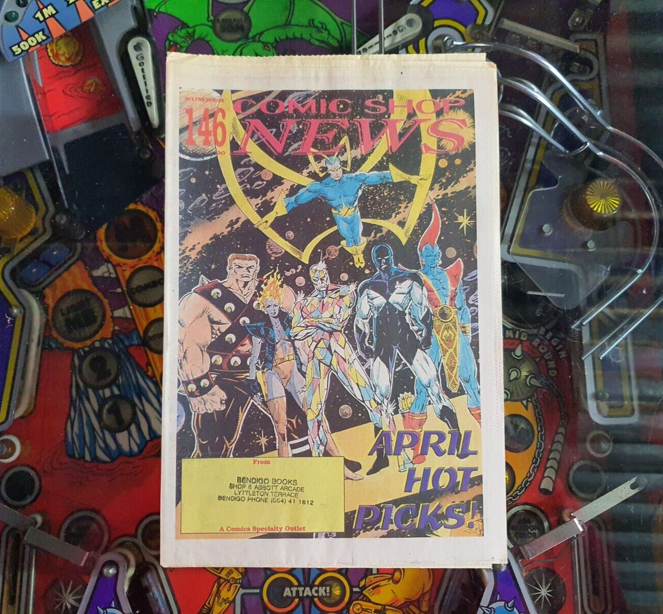 Comic Shop News – CSN No. 146 – April 1990 – Guardians Of The Galaxy Cover RARE