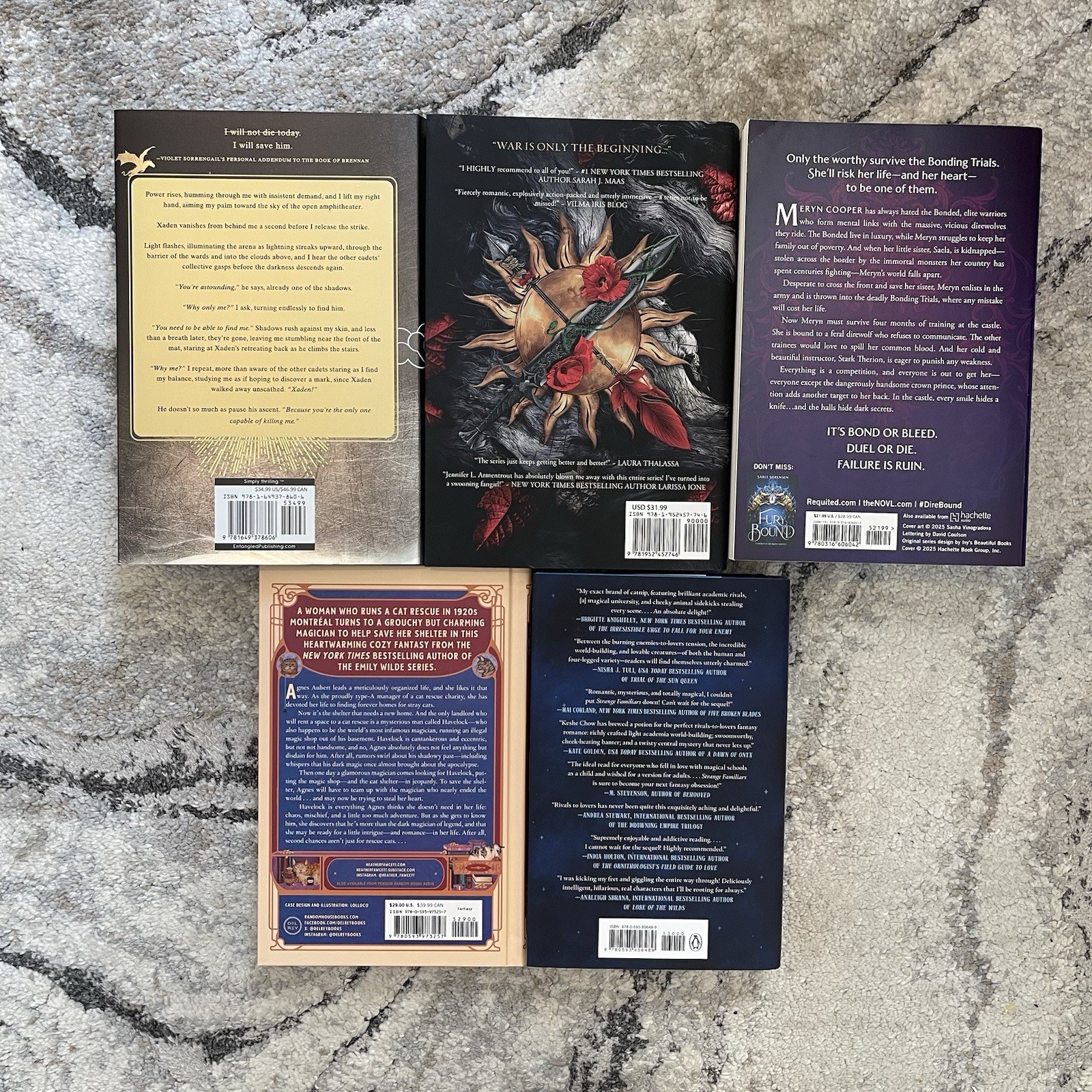 Fantasy Book Bundle Rebecca Yarros Sable Sorensen Jennifer L. Armentrout