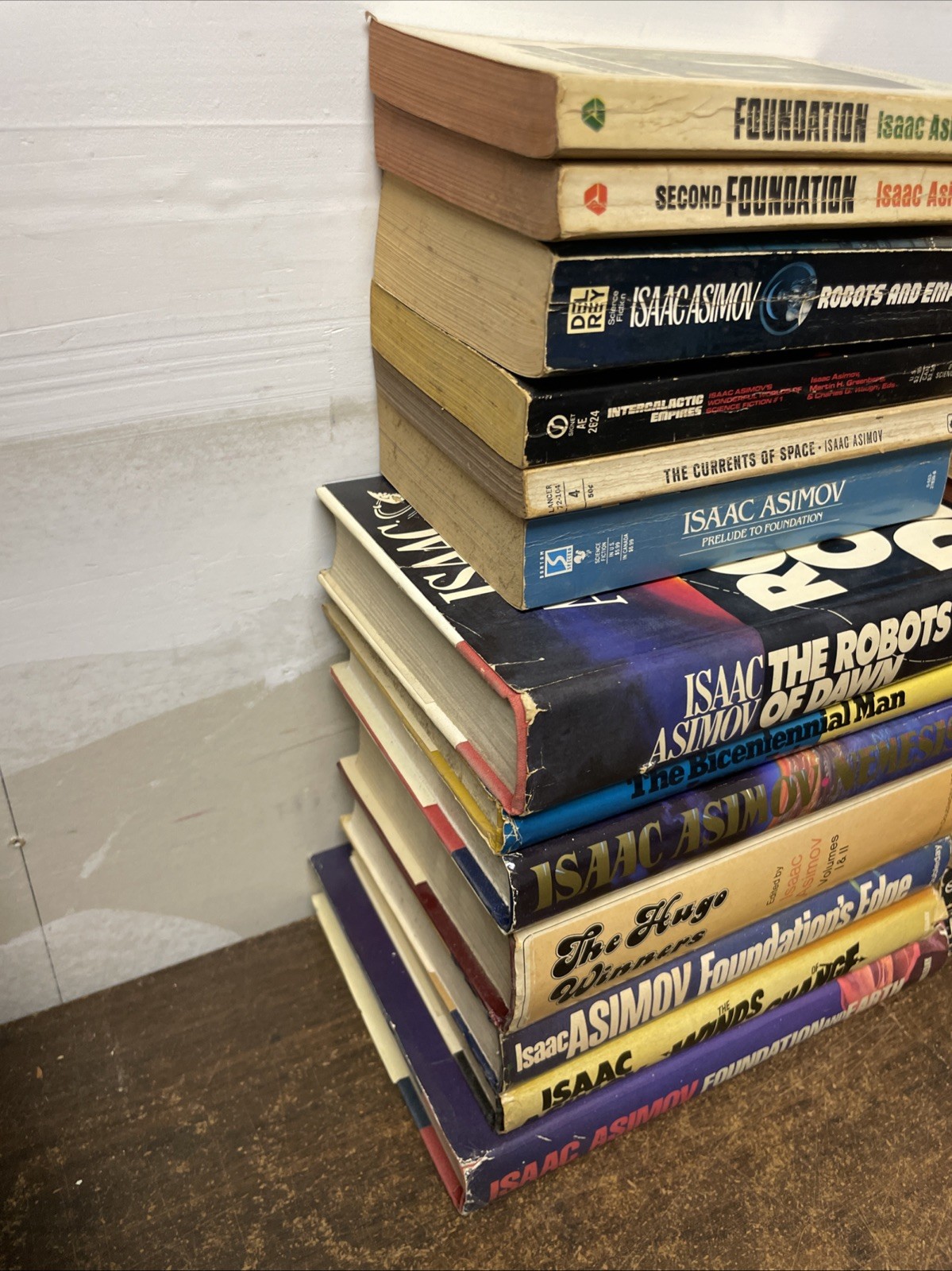 ISAAC ASIMOV Science Fiction Collection 28 PB HC Foundation Robots Empire Lot