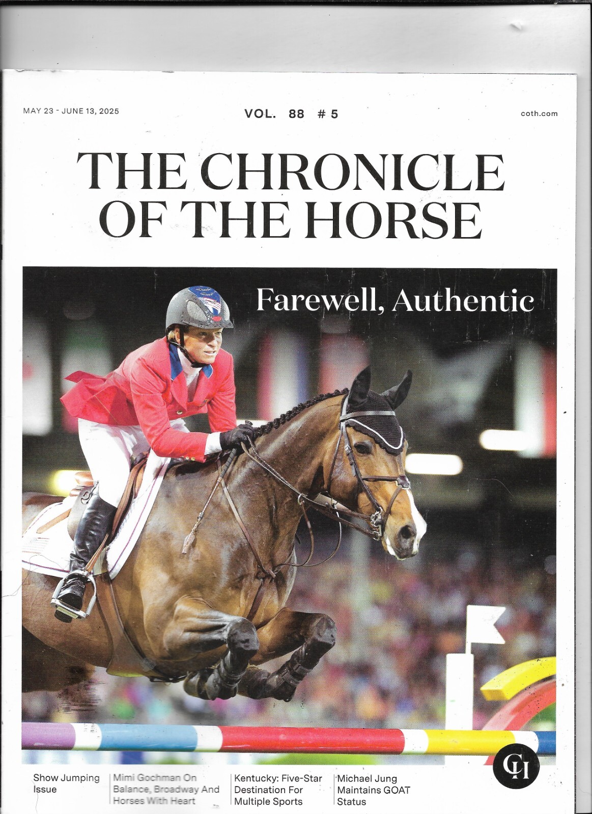 THE CHRONICLE OF THE HORSE–MAY 23-JUNE 13 2025–AUTHENTIC COVER