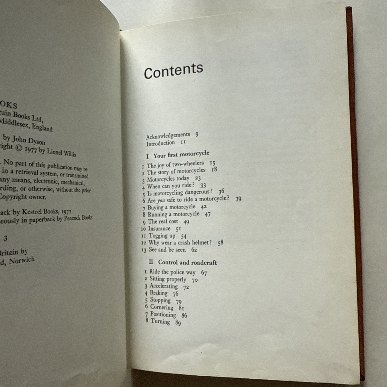 Leather Bound – The Motorcycling Book, By John Dyson, 1977