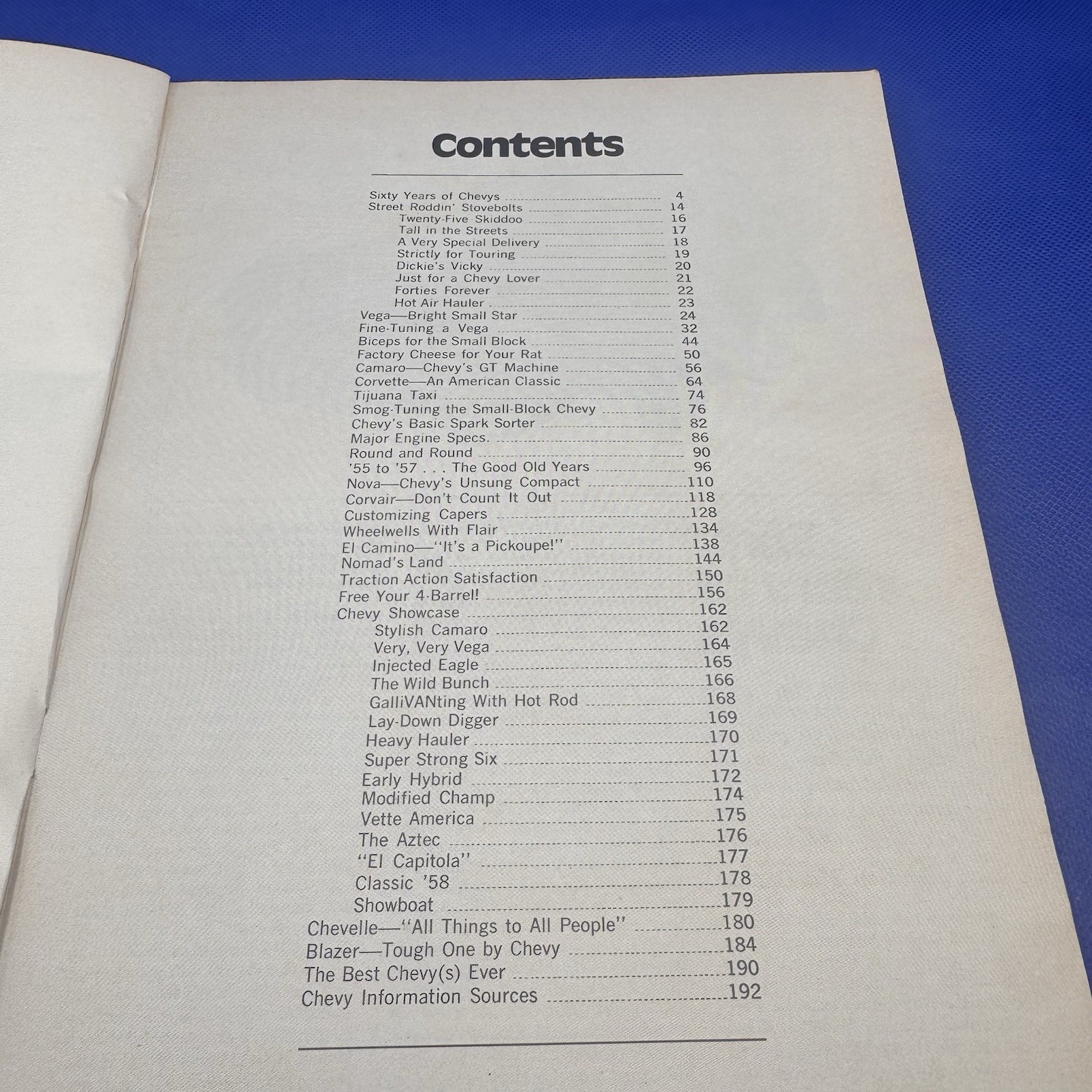 The Complete Chevrolet Book No. 2. 1972 Petersen Publishing 192 Pages Vintage