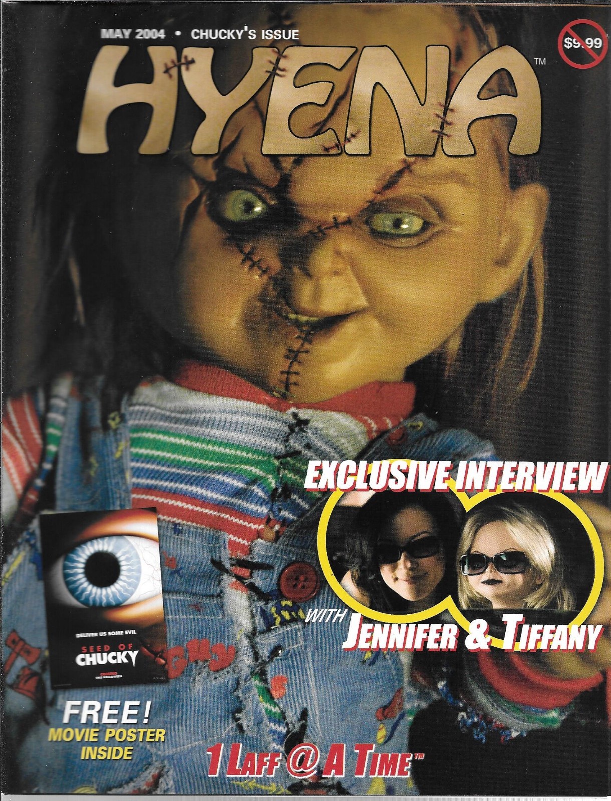 HYENA SEED OF CHUCKY ISSUE 2004 POSTER BOOK JENNIFER TILLY $9.99 (NM) DISCOUNTS