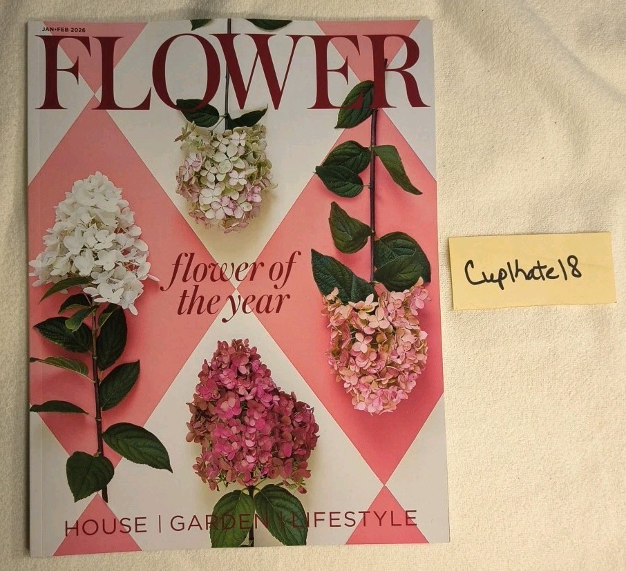 FLOWER Magazine January February 2026 HOUSE GARDEN LIFESTYLE INTERIOR Design NEW