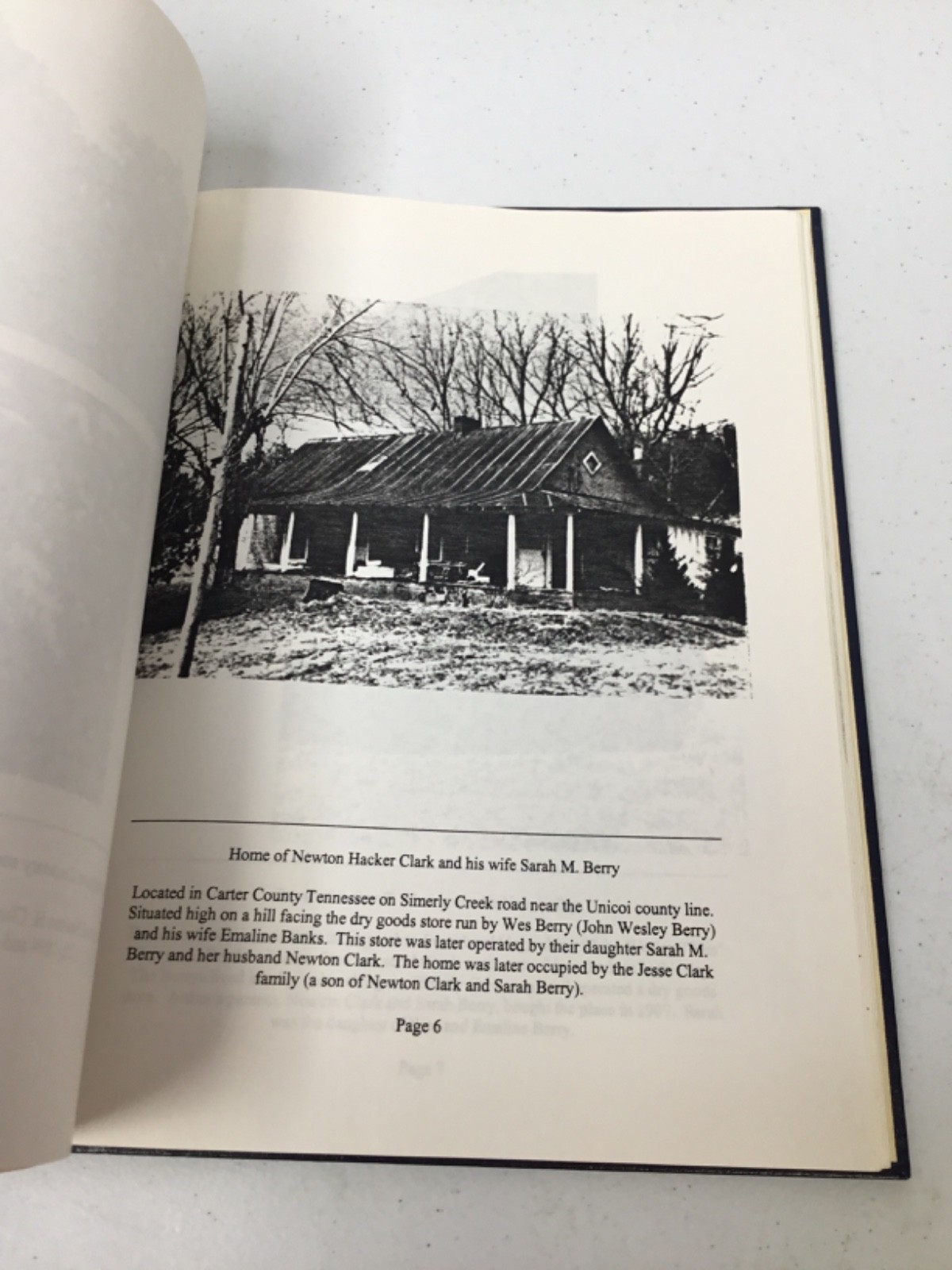 The Clark and Tolley Families. 1994 Leather, Carter County, East TN Western NC