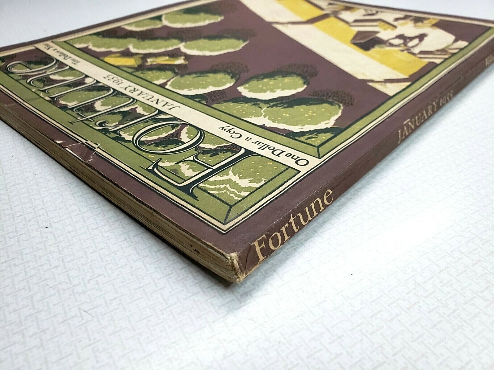 VINTAGE Fortune Magazine January 1935 Volume XI No.1 Softcover 144 Pages
