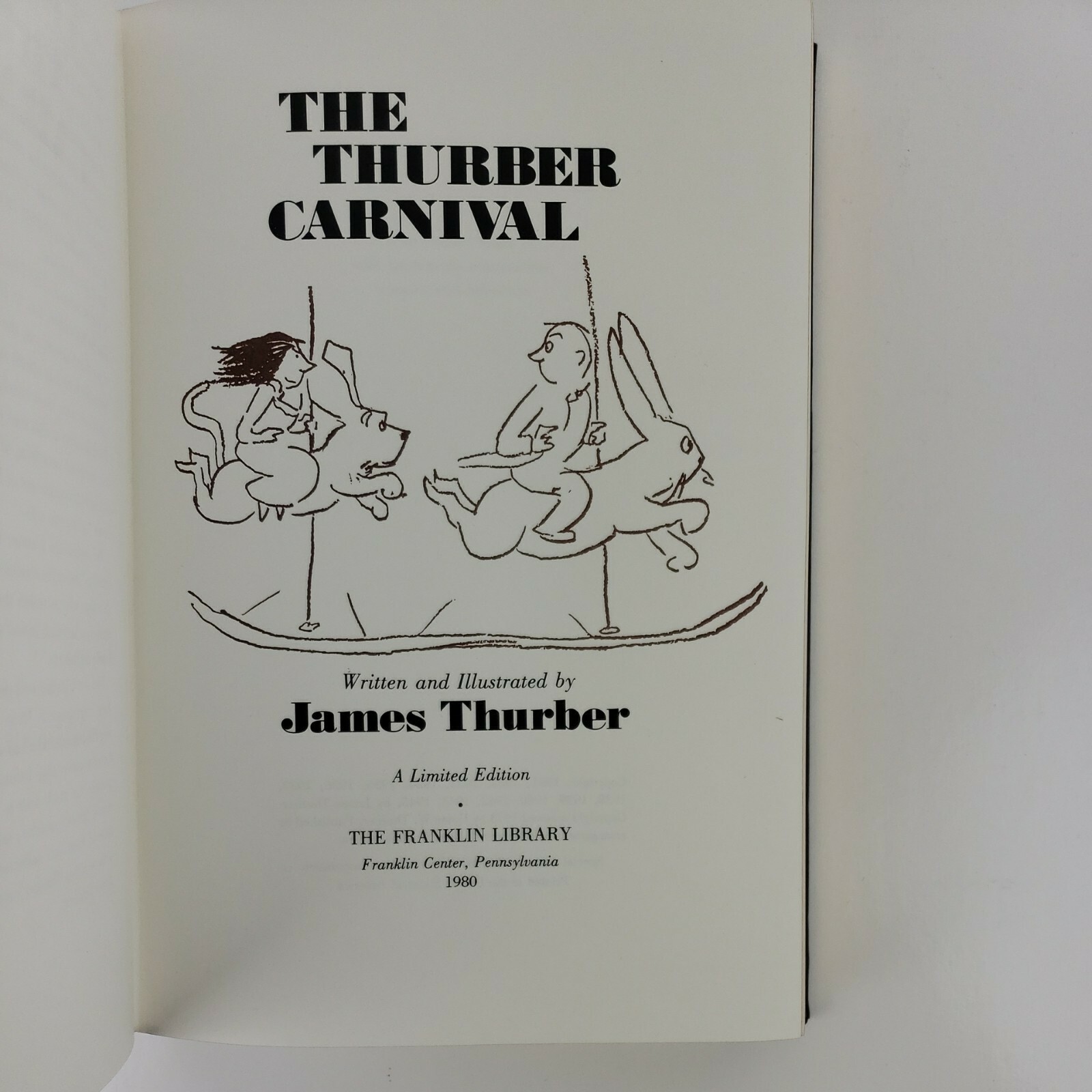 Franklin Library The Thurber Carnival James Thurber 1980 Fine Leather Bound
