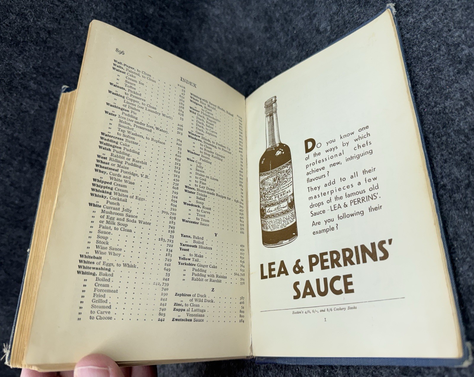 Mrs Beeton’s Family Cookery c1920s BIG Hardcover Cookbook Ward Lock & Co Ltd