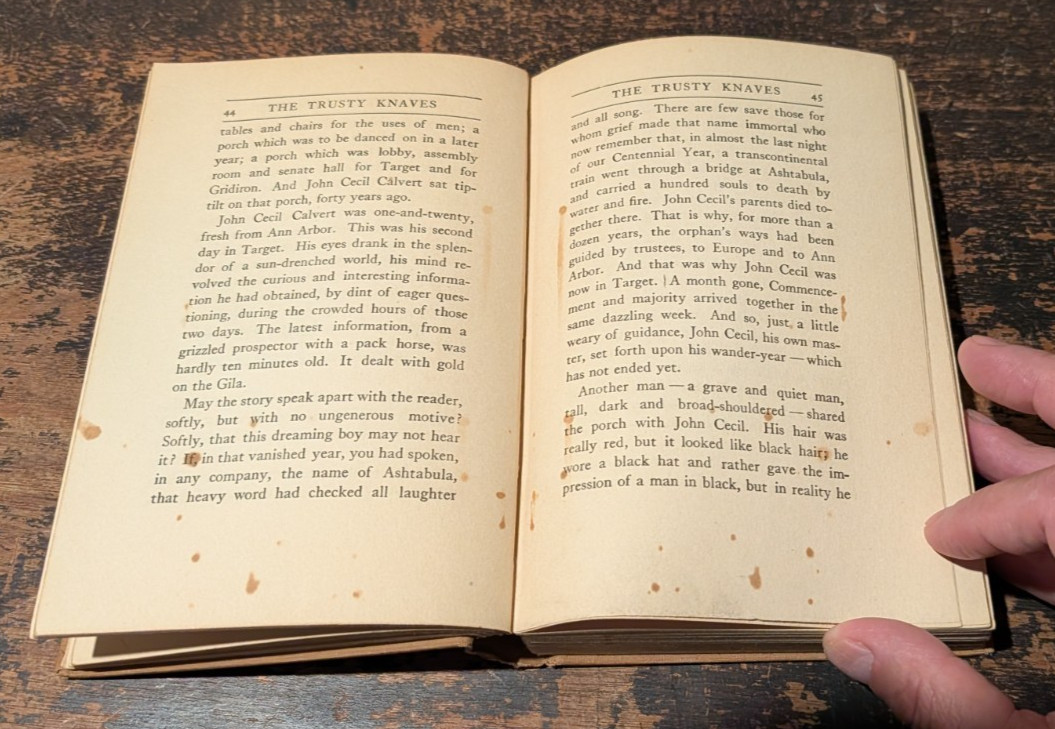 The Trusty Knaves by Eugene Rhodes-1933-NY: Grosset & Dunlap-Western-238 pages