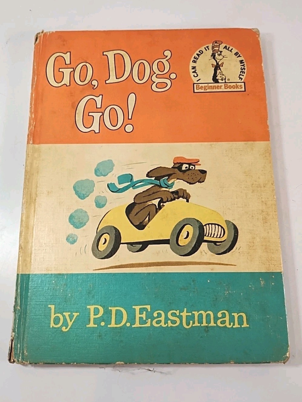 Vintage 1961 Dr. Seuss GO, DOG. GO! by P.D. Eastman HC Book *First Edition* Vtg