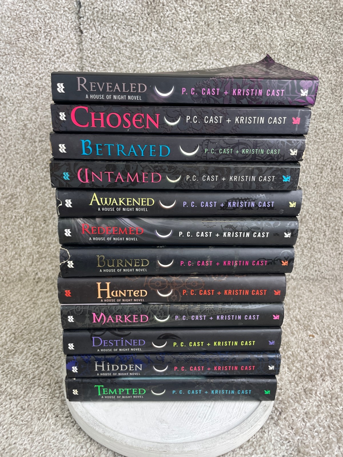 Lot of 12 PC Cast & Kristine Cast House of Night Novel Book Series Paperback
