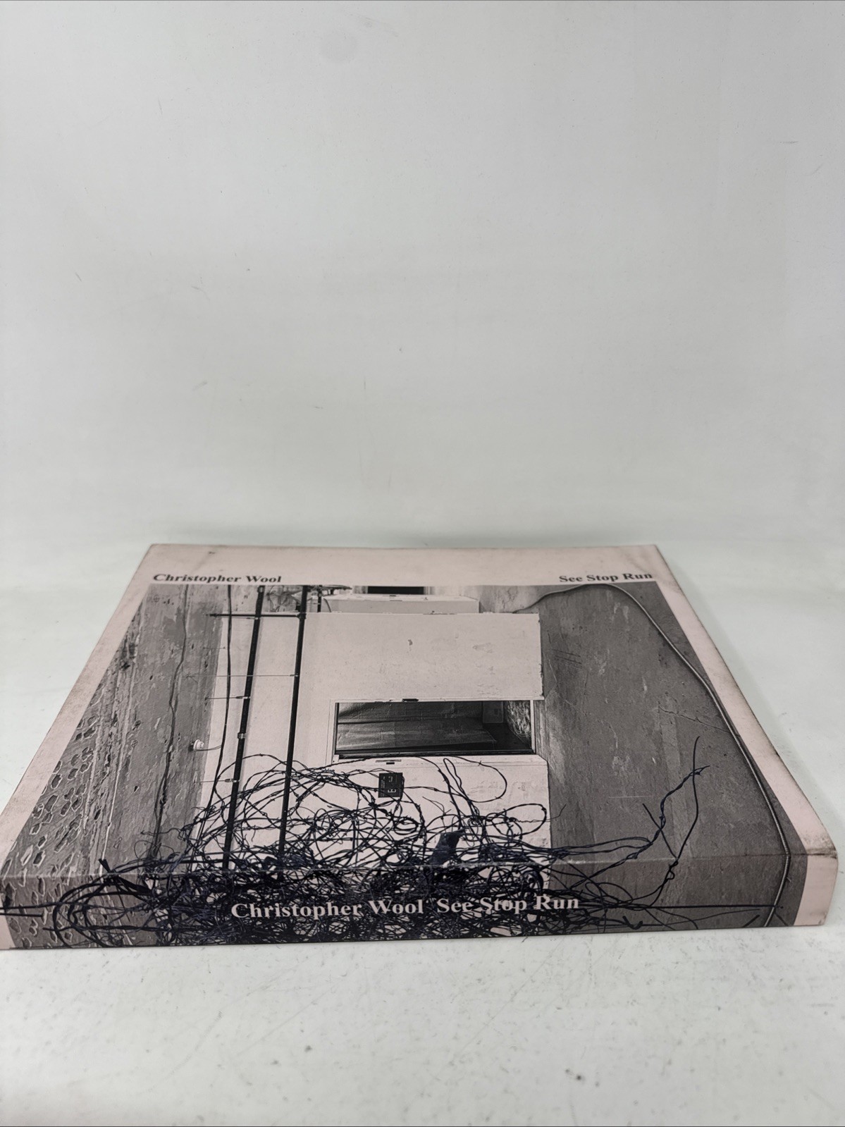 Christopher Wool – See Stop Run Paperback *Cover damage. Pages Like New