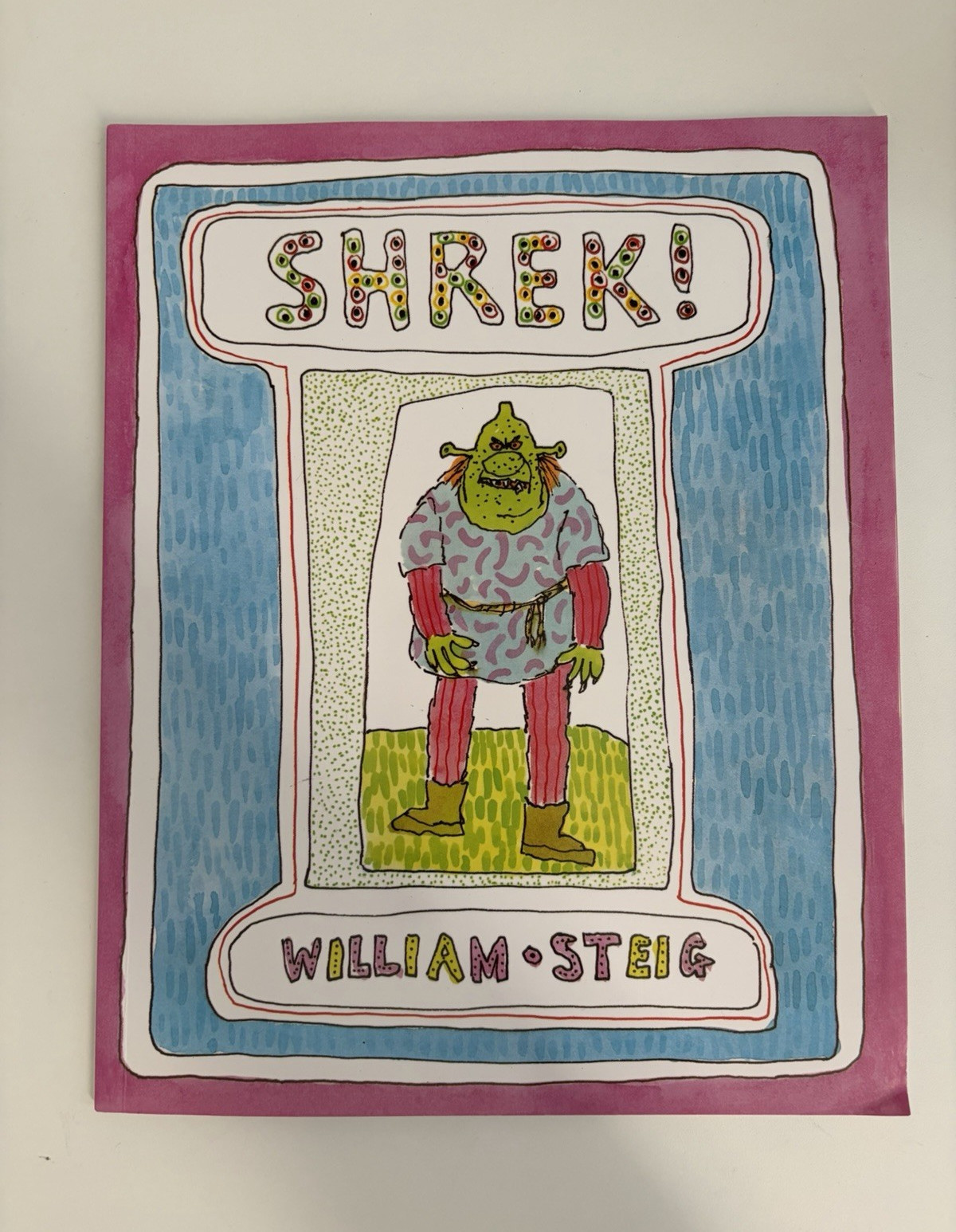 Square Fish Shrek! William Steig Illustrated Picture Book Trade Paperback 2008