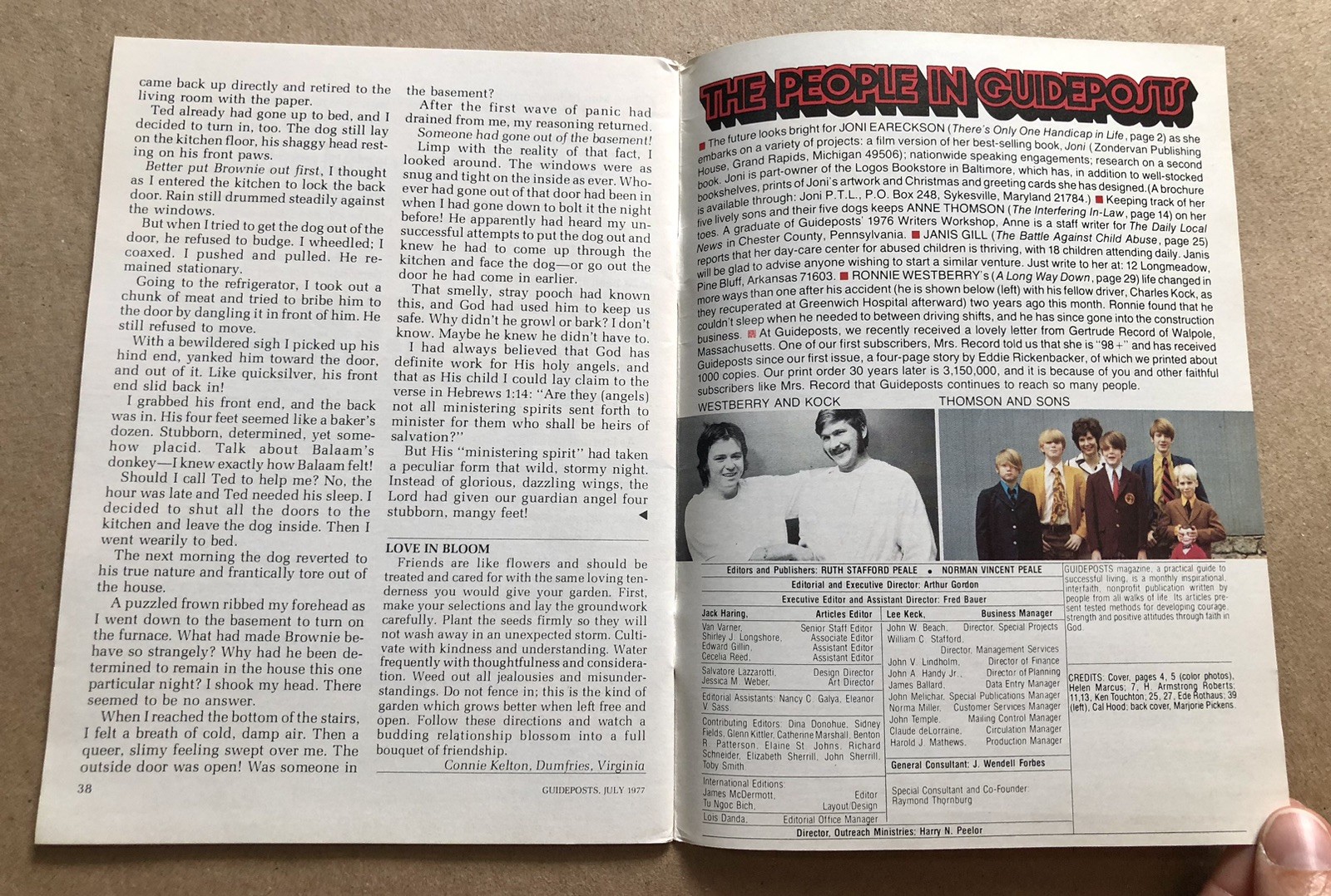 Guideposts Magazine (July 1977), Joni Eareckson Story, VG!