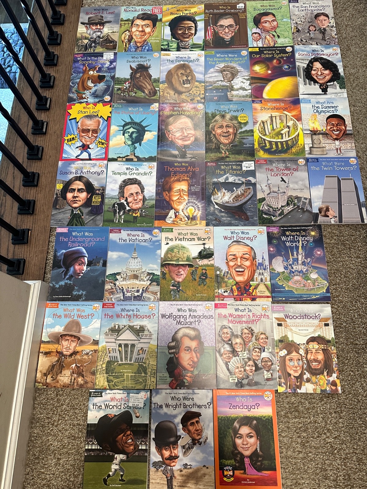 Who Was Where Is What Was Series Books 37 Book Lot Biography History WHO HQ