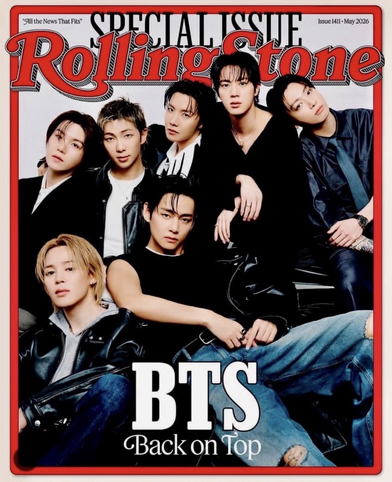 BTS BACK ON TOP – Rolling Stone Magazine – May 2026 – In Stock! Brand new!