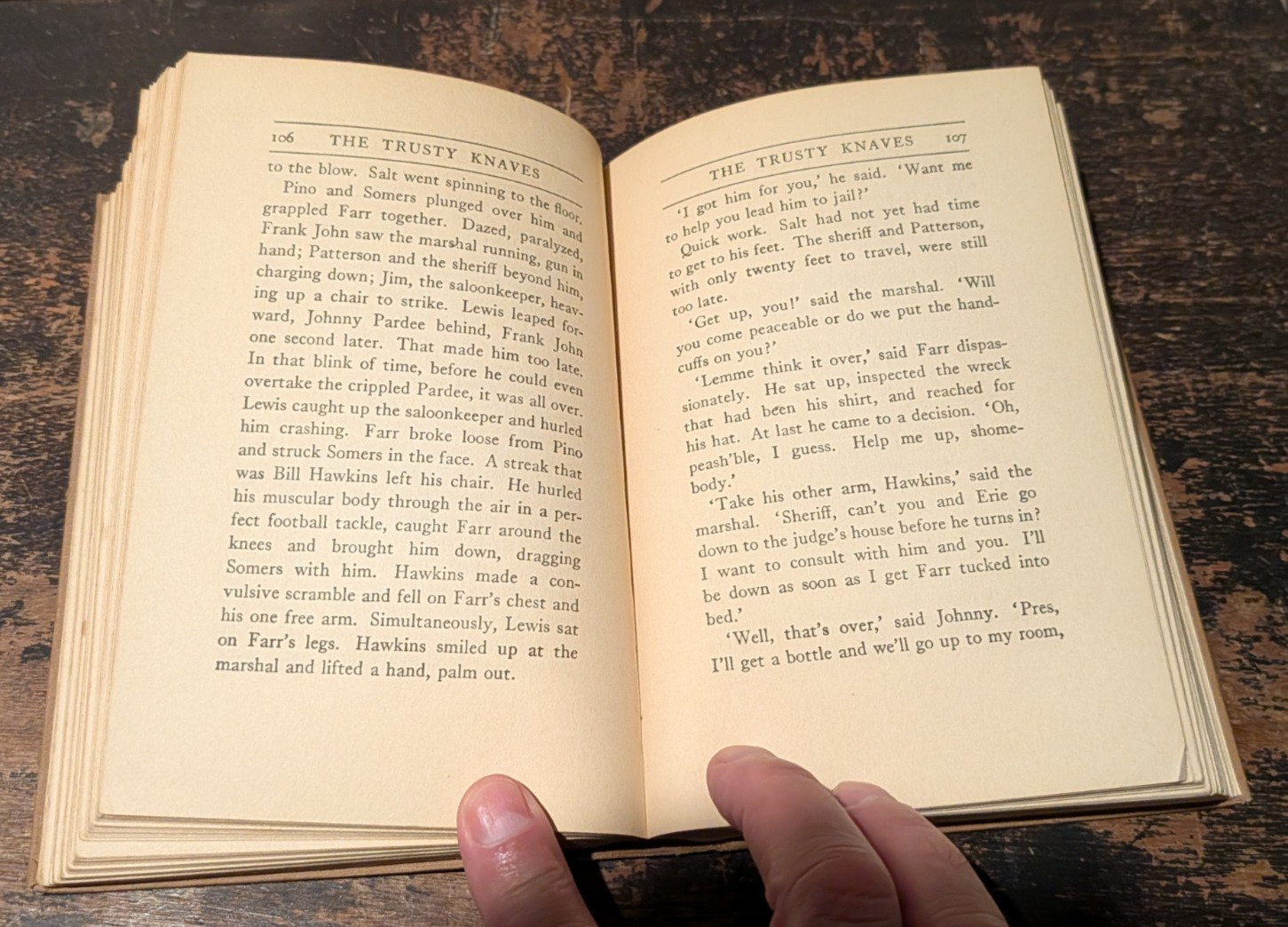 The Trusty Knaves by Eugene Rhodes-1933-NY: Grosset & Dunlap-Western-238 pages