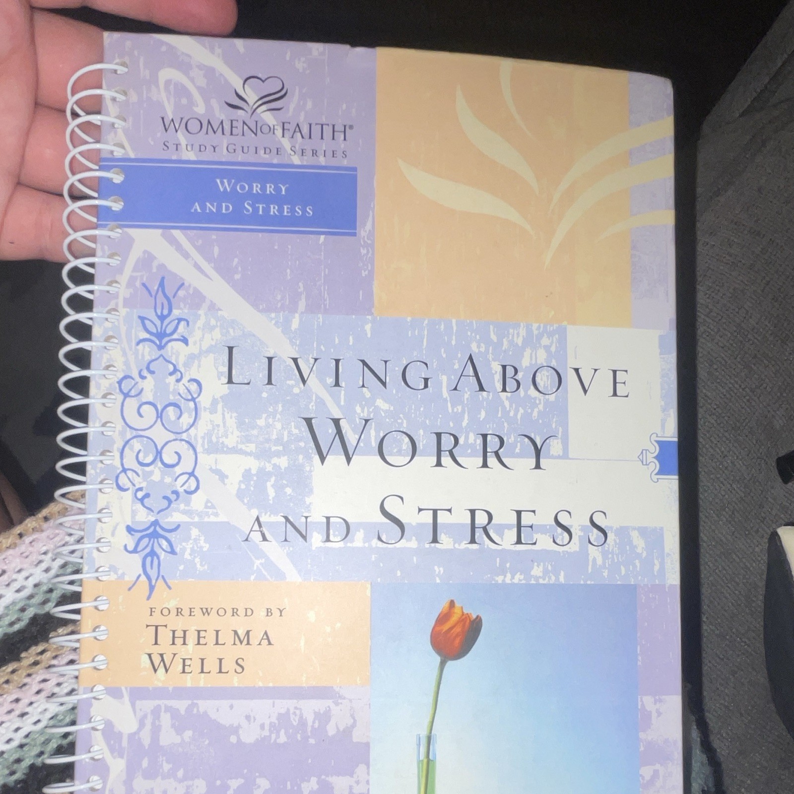 Women of Faith Living Above Worry & Stress Study Guide Spiralbound Thelma Wells