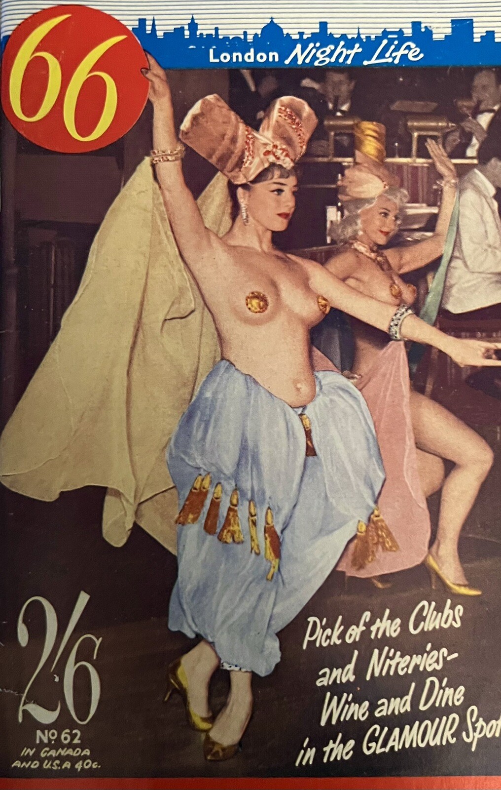 66 LONDON NIGHT LIFE Issue 62 – Jan 1961…. Contains 52 Pages