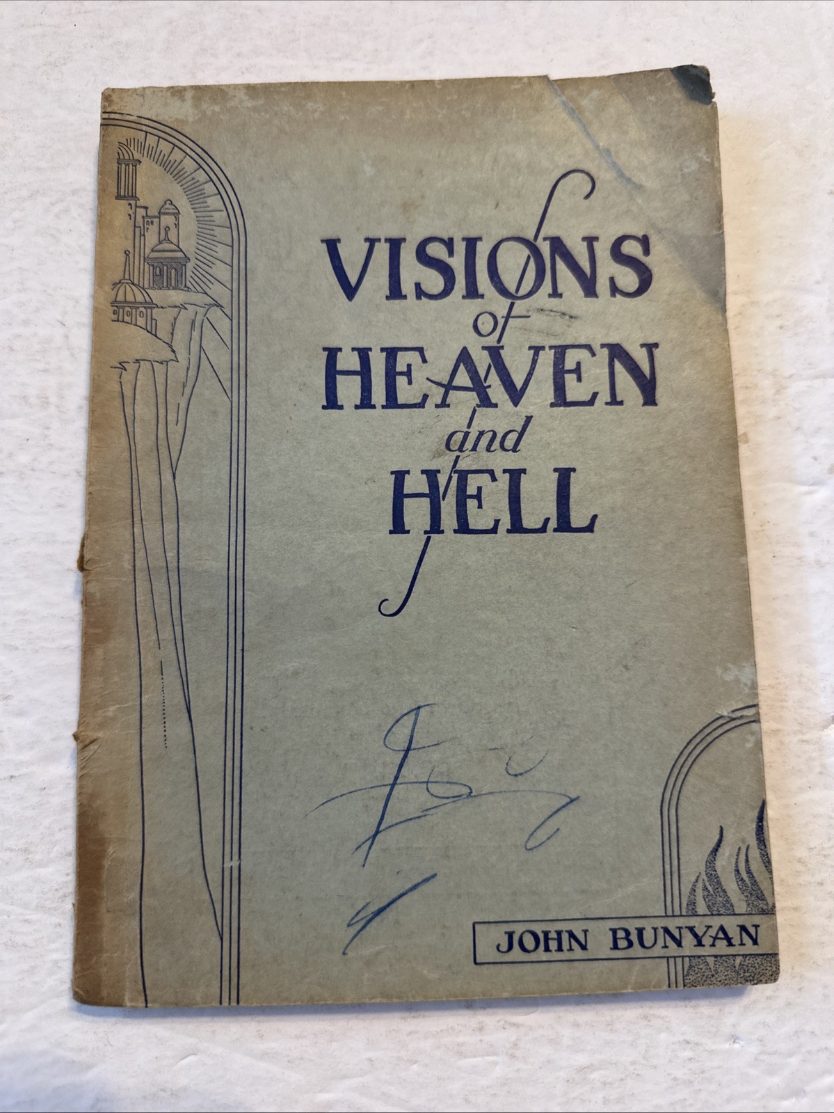 Visions of Heaven & Hell John Bunyan c1915 Gospel Publishing PB Religious Tract