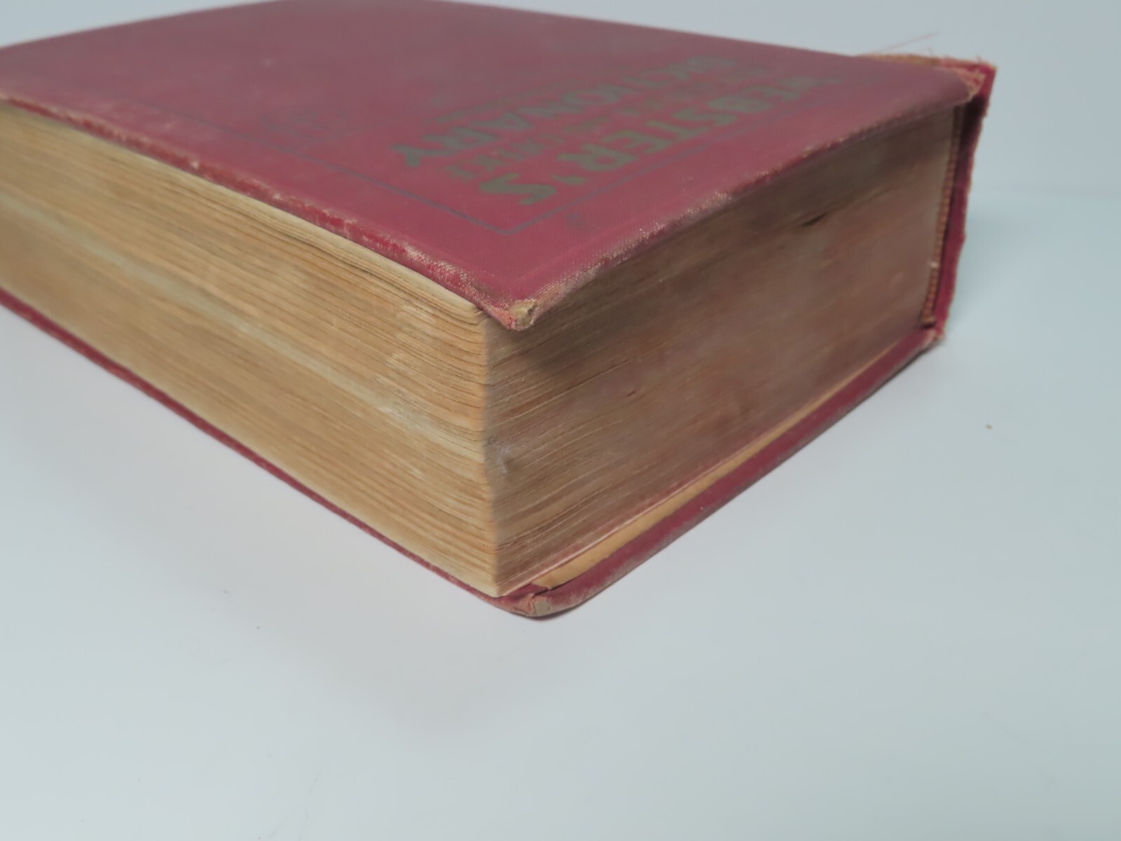 Webster’s New School & Office Dictionary Self-Pronouncing 1941 Hardcover