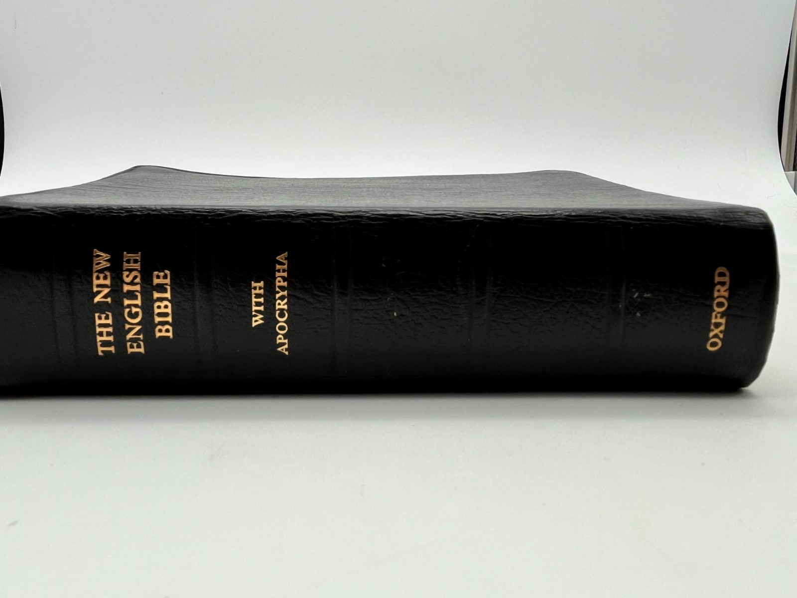1971 New English Bible with Apocrypha Oxford Black Leather Great Britain