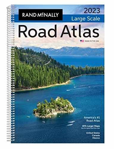 Rand McNally 2023 Large Scale – Spiral-bound, by Rand McNally – Acceptable n