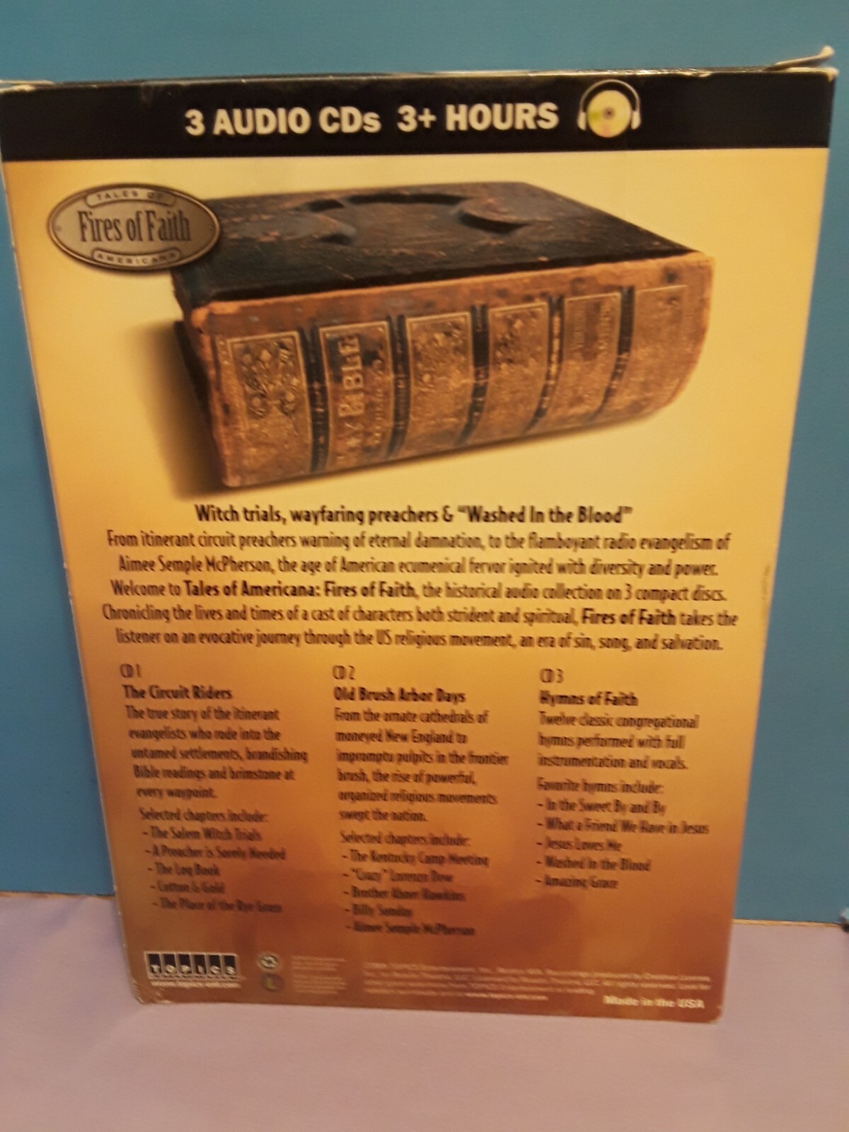 Tales of Americana FIRES OF FAITH 3 Audio CD Set/3 Hours Topics Entertainment