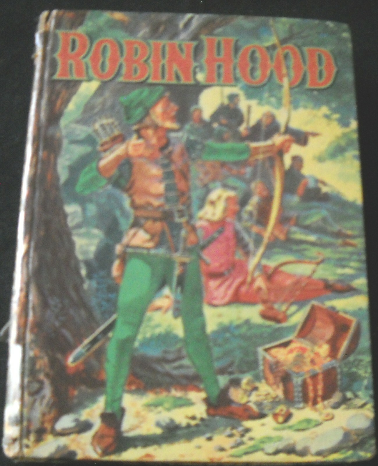 THE MERRY ADVENTURES OF ROB IN HOOD by HOWARD PYLE 1955 HC (M1)