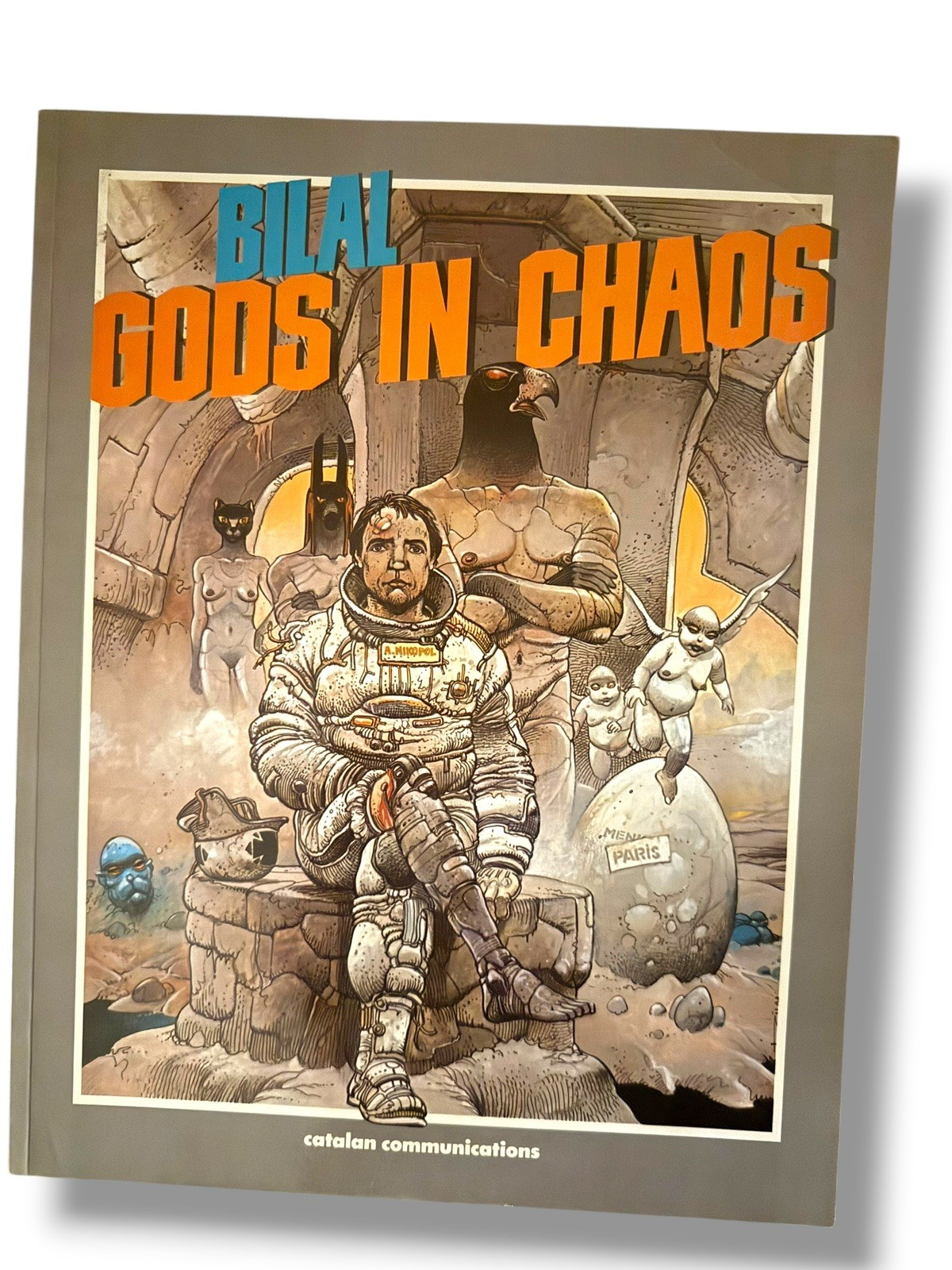 Bilal GODS IN CHAOS – 1987 First Printing -By Enki Bilal- Catalan Communications