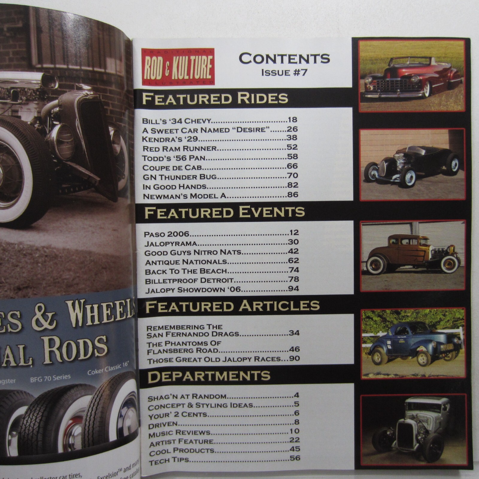 Rod and Kulture Fall 2006 No 7, Oz’s Caddy, San Fernando Drags, Flansberg Road